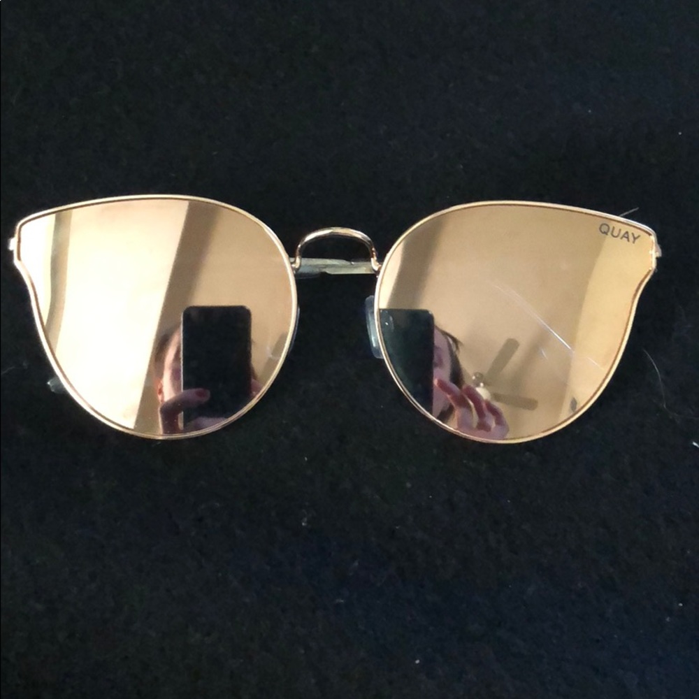 Rose Gold Quay Sunglasses